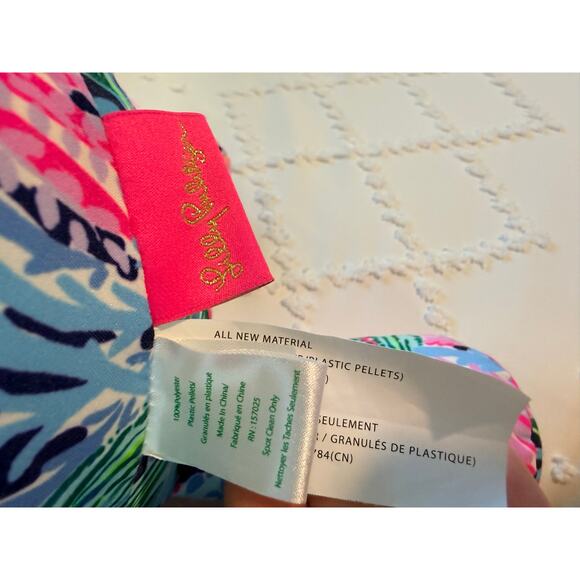 Lilly Pulitzer Elephant Plush Stuffed Animal – Large – Resort Print - Picture 3 of 3